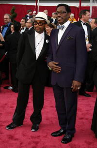 Director Spike Lee and Wesley Snipes at the 80th Annual Academy Awards.
