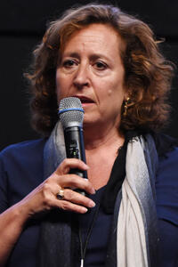 Kim Snyder at the Connecticut premiere of "Newtown" during the 2016 Greenwich International Film Festival.