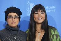 Pilar Guerrero and Magaly Solier at the photocall of "The Milk of Sorrow" during the 59th Berlin Film Festival.