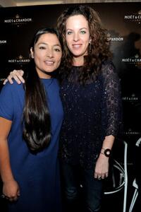Magaly Solier and Claudia Llosa at the press conference for "La Teta Asustada."