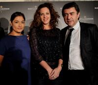 Magaly Solier, Claudia Llosa and Antonio Chavarrias at the press conference for "La Teta Asustada."