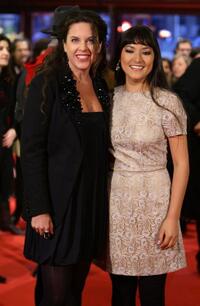 Claudia Llosa and Magaly Solier at the premiere of "The Milk of Sorrow" during the 59th Berlin Film Festival.