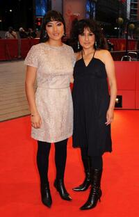 Magaly Solier and Pilar Guerrero at the premiere of "The Milk of Sorrow" during the 59th Berlin Film Festival.