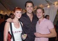 Lauren Lee Smith, Victor Webster and Forbes March at the Ray-Ban Visionary Award announcement party during the 27th Annual Toronto International Film Festival.