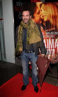 Bruno Solo at the Paris premiere of "Je l'aimais."