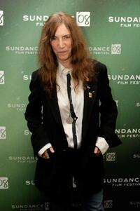 Patti Smith at the premiere of "Patti Smith: Dream Of Life" during the Sundance Film Festival.