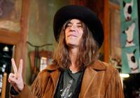 Patti Smith at the press conference in Paris.