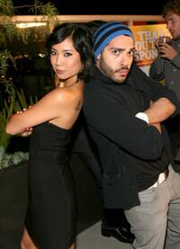 Anne Son and Sebastian Sozzi at the ABC "My Generation" Rock the Roof event.
