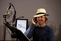 David Spade on the set of "Hotel Transylvania."