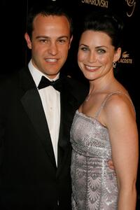 Sanford Bookstaver and Rena Sofer at the 9th annual Costume Designers Guild Awards.