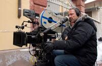 Director Iain Softley on the set of "Inkheart."