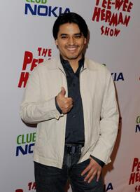 Douglas Spain at the opening night of "The Pee-wee Herman Show."