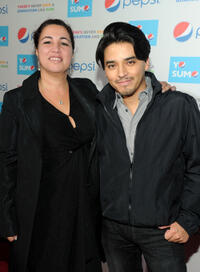 Director Gabriela Tagliavini and Douglas Spain at the California premiere of "Latinos Living The American Dream."