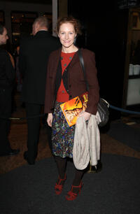 Geraldine Somerville at the press night of Matilda: The Musical in London.