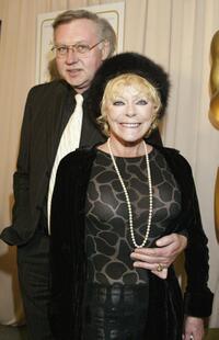 Elke Sommer and her husband Wolf Walther at the reception in honor of director Blake Edwards who will receive an Honorary Oscar at the 76th Academy Awards.