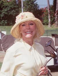 Elke Sommer at the LAPD Celebrity Golf Tournament.