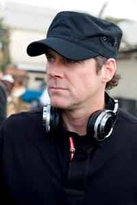 Director/Executive Producer Stephen Sommers on the set of "G.I. Joe: The Rise of Cobra."