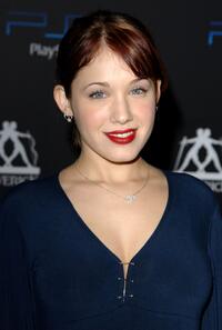 Marla Sokoloff at the Playstation 2 Party "East Meets West In The Ultimate Battle Of The Gridiron."
