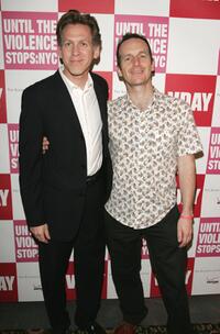 Stephen Spinella and Denis O'Hare at the "A Memory, A Monologue, A Rant, A Prayer: Writers On Violence Against Women And Girls."
