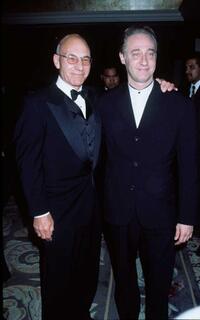 Brent Spiner and Patrick Stewart at the 34th Annual Humanitarian Award Dinner honoring Viacom chairman Sumner M. Redstone.