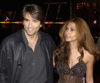 Vincent Spano and Carol Ann Fernandez at the premiere of "The Life and Death Of Peter Sellers."