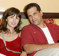 Trish Goff and Tony Spiridakis at the wrap party of "Noise."