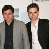 Anthony LaPaglia and Sebastian Stan at the premiere of "The Architect" during the 5th Annual Tribeca Film Festival.