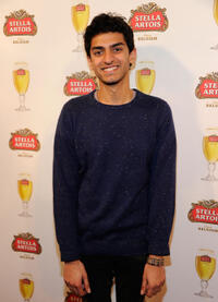 Karan Soni at the press conference of "Safety Not Guaranteed" during the 2012 Sundance Film Festival in Utah.