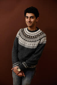 Karan Soni at the portrait session of "Safety Not Guaranteed" during the 2012 Sundance Film Festival in Utah.