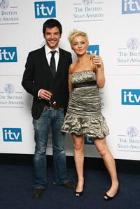 Andrew Lee Potts and Hannah Spearritt at the British Soap Awards 2008.