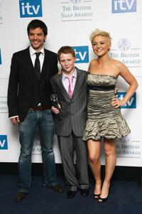 Andrew Lee Potts, Jamie Borthwick and Hannah Spearritt at the British Soap Awards 2008.