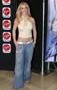 Britney Spears during an in-store appearance to celebrate the release of her album, "In The Zone" in N.Y.