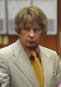 Phil Spector at the Superior Court in Los Angeles.