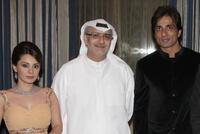 Minissha Lamba, Masoud Amralla Al Ali and Sonu Sood at the premiere of "City of Life" during the 6th Annual Dubai International Film Festival.