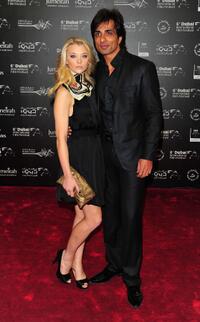 Natalie Dormer and Sonu Sood at the 6th Annual Dubai International Film Festival.