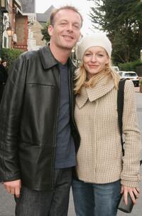 Hugo Speer and his girlfriend at the 15th Dinard Festival Of British Film.