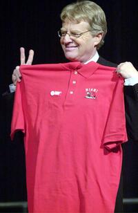 Jerry Springer at the Miami University.