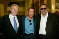Jerry Springer, Jean-Claude Van Damme and Director Philippe Martinez at the photocall and screening of "Citizen Verdict."