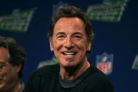 Bruce Springsteen at the Bridgestone Super Bowl XVLII Half Time Show Press Conference.