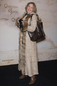 Agnes Soral at the France Premiere of "Quantum of Solace."
