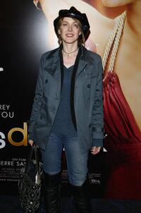 Agnes Soral at the Paris premiere of "Hors De Prix."