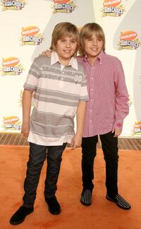 Dylan Sprouse and Cole Sprouse at the 20th Annual Kids Choice Awards.