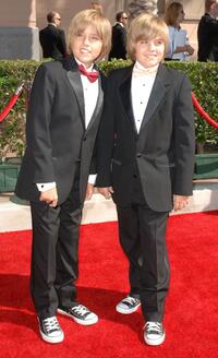 Dylan Sprouse and Cole Sprouse at the 2007 Creative Arts Emmy Awards.