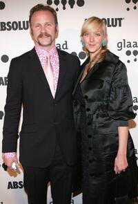 Morgan Spurlock and fiance Alex attend the 17th annual GLAAD Media Awards.