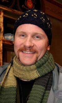 Morgan Spurlock at the Gibson Guitar Lounge.