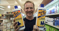 Morgan Spurlock on the set of "Pom Wonderful Presents: The Greatest Movie Ever Sold."