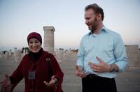 Morgan Spurlock in "Where In The World Is Osama Bin Laden?."