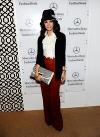 Abigail Spencer at the Mercedes-Benz Fashion Week Spring 2011 Official Coverage.