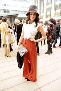 Abigail Spencer at the Malandrino Spring 2011 Fashion show during the Mercedes-Benz Fashion Week.