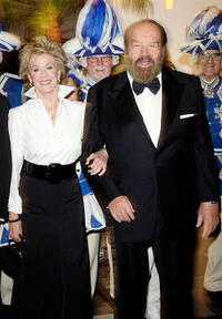 Jane Fonda and Bud Spencer at the Unesco Charity Gala 2009 in Germany.